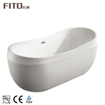 FITO Modern Oval New Design 1750X800X720MM Center Acrylic Soaking Bathtub